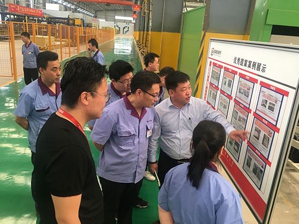 組織客戶(hù)到精益標(biāo)桿工廠研修